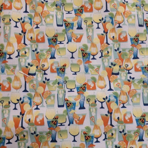 Projek Raw XL Mens Shirt Short Sleeve Hawaiian Cocktail Drink Tropical Theme EUC - Picture 3 of 8